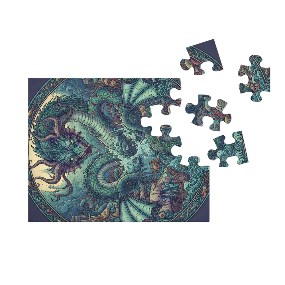 Leviathan Rising 
 Jigsaw Puzzle in Tin Box