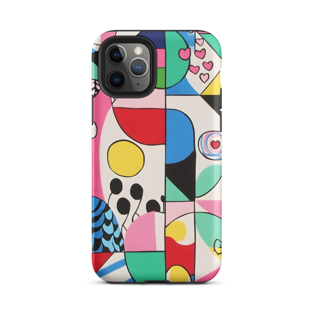 Dynamic Interplay of Shapes | Phone Case |  11 Pro | Tough Case | Matte