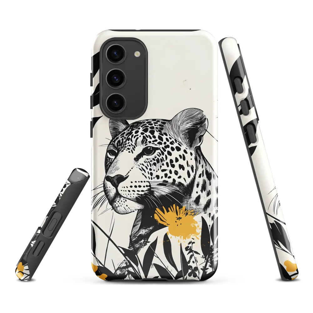 Majestic Leopard Amongst Flora
