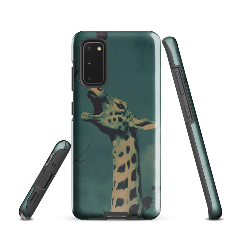 Whispers of the Tall: A Surreal Giraffe Encounter