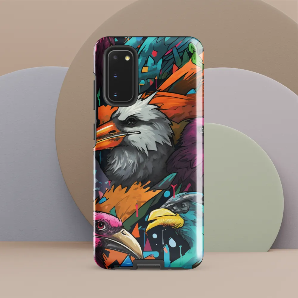Avian Vortex: A Celebration of Color and Form