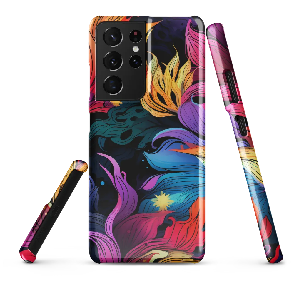 Floral Symphony | Phone Case |  S21 Ultra | Snap Case | Glossy