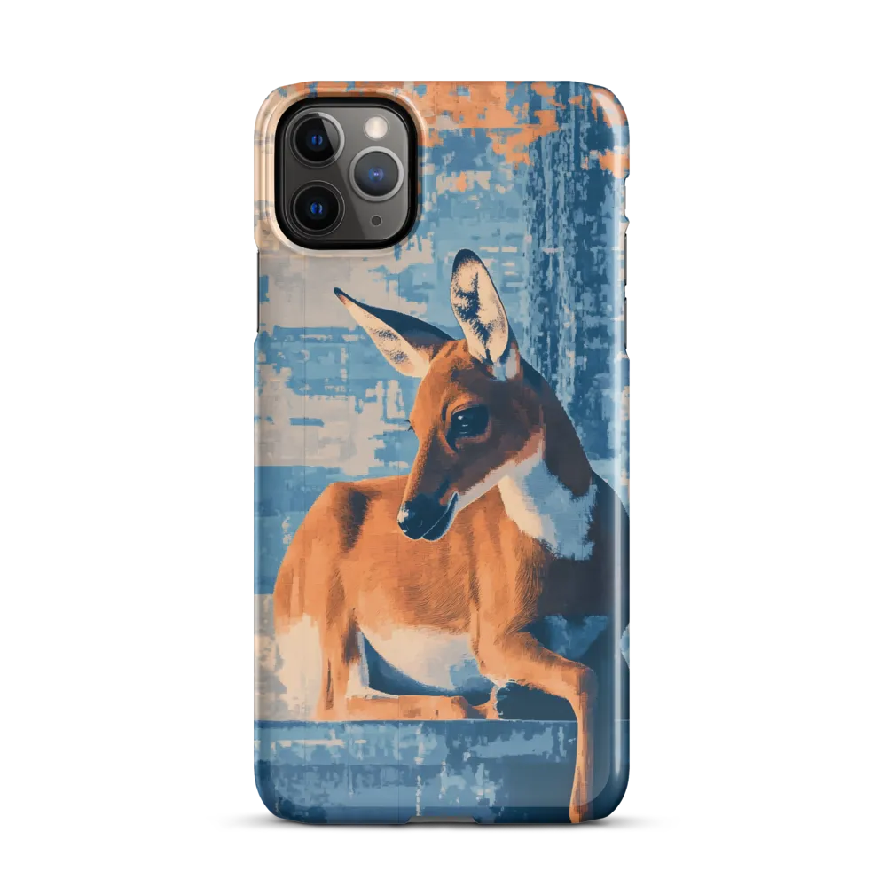 Serenity in Color: The Reclining Deer | Phone Case |  11 Pro Max | Snap Case | Glossy