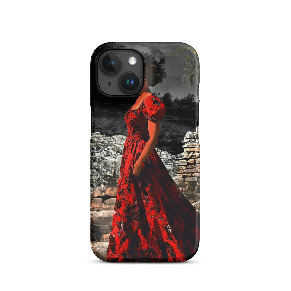 Elegance in Red | Phone Case |  15 | Snap Case | Matte