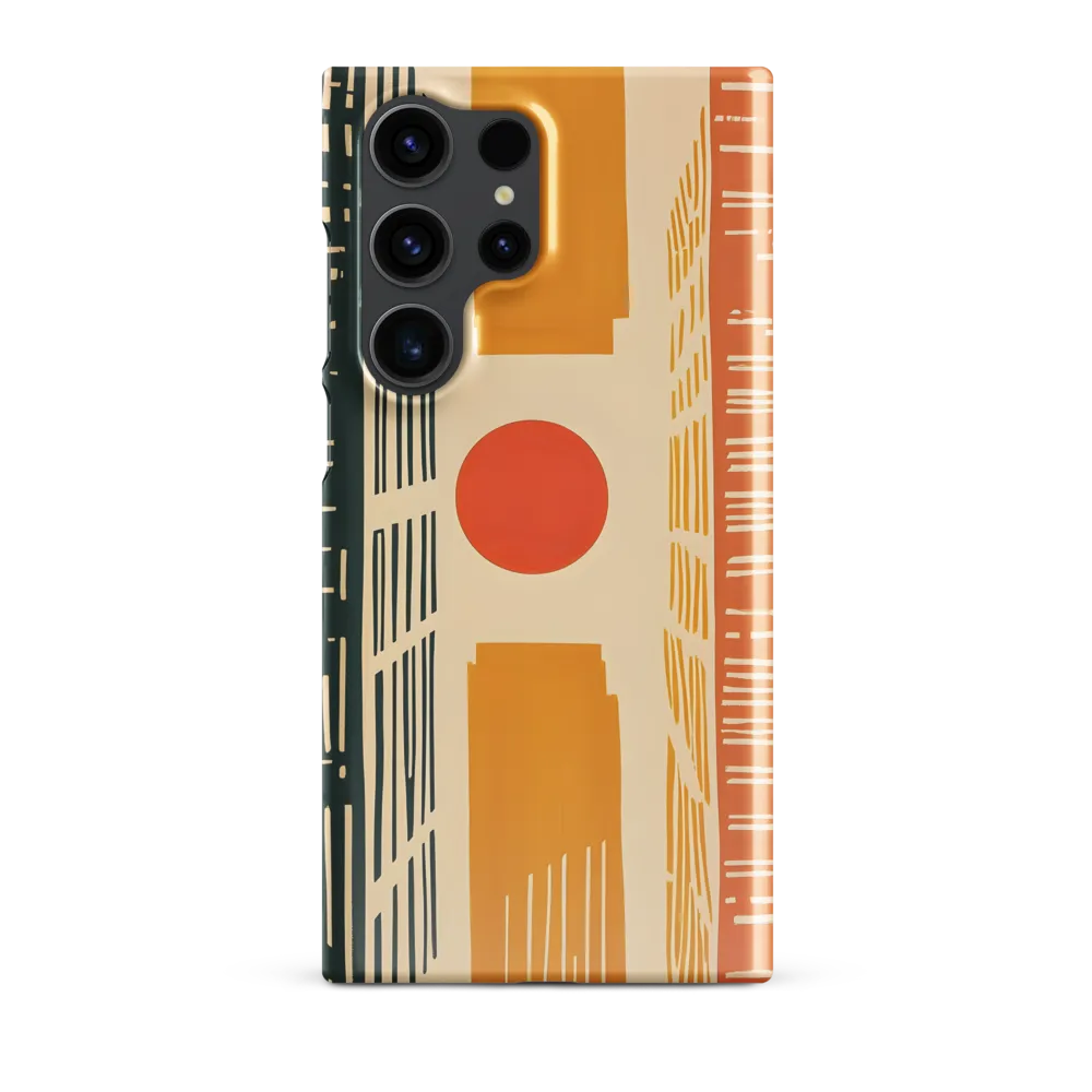 Urban Harmony: A Geometric Sunrise