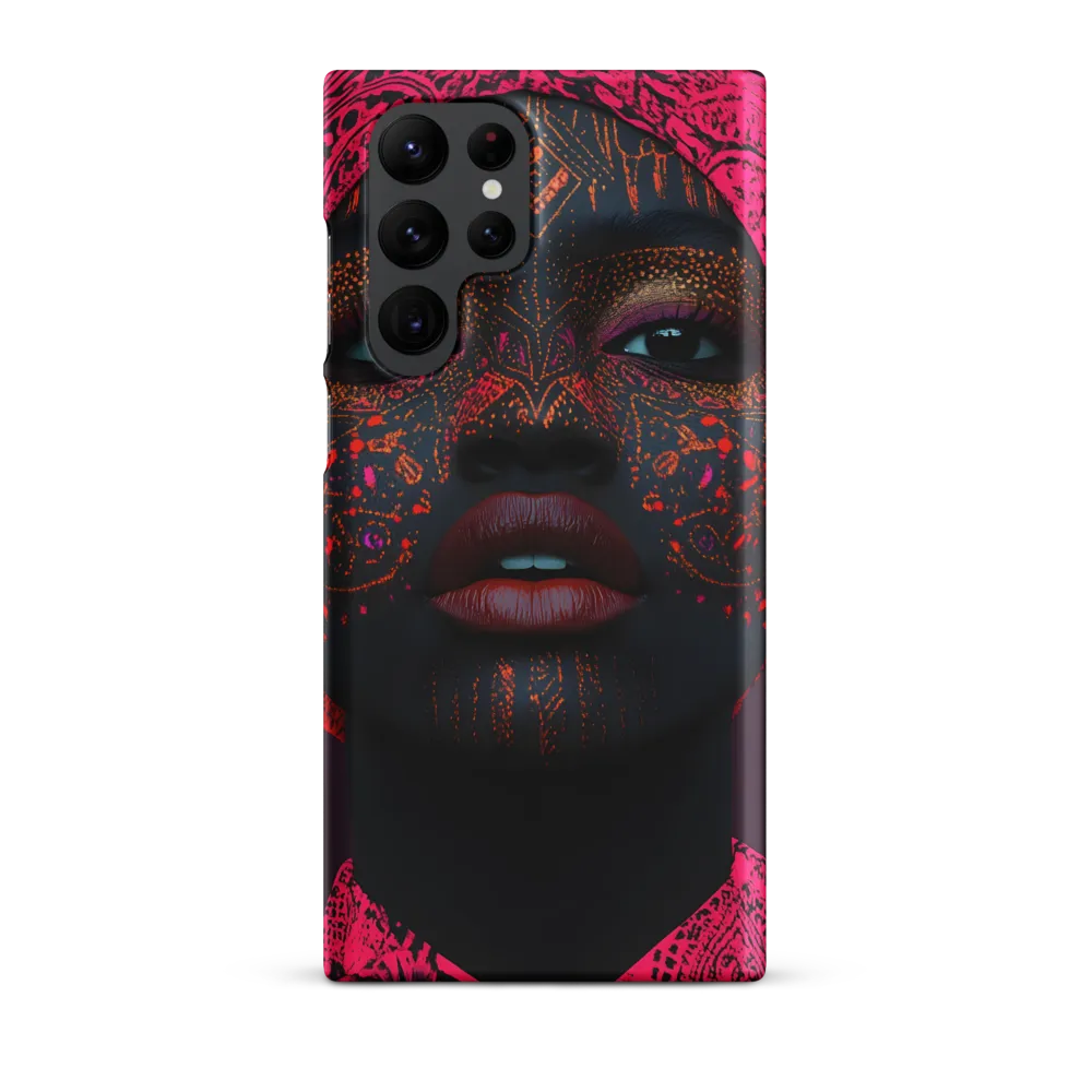 Neon Adornments: A Portrait of Cultural Expression