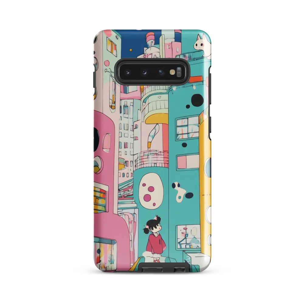 Whimsical Cityscape Dreams | Phone Case |  S10 Plus | Tough Case | Glossy