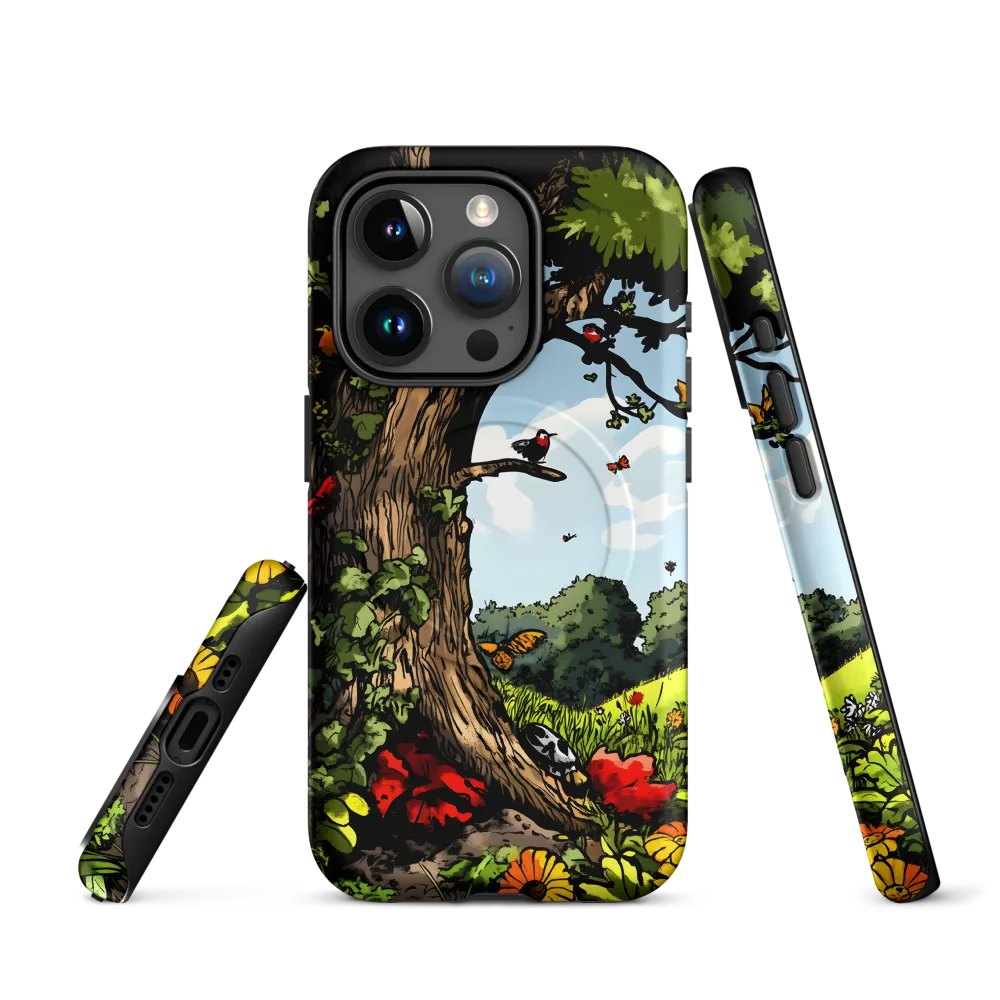 Harmony in Nature: The Invincible Tree | Phone Case |  15 Pro | MagSafe® Tough Case | Matte
