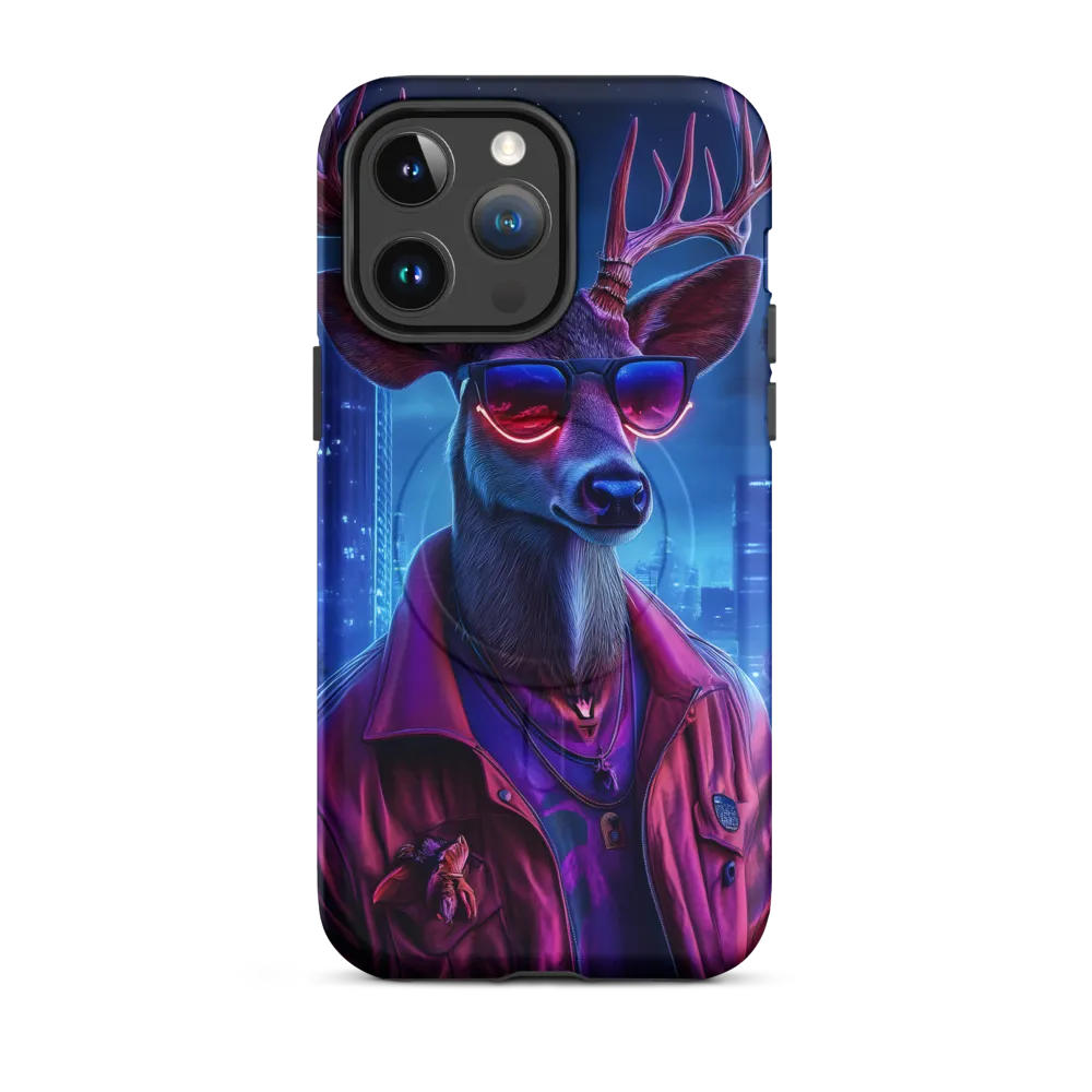 Urban Serenade: The Cool Deer | Phone Case |  14 Pro Max | MagSafe® Tough Case | Matte