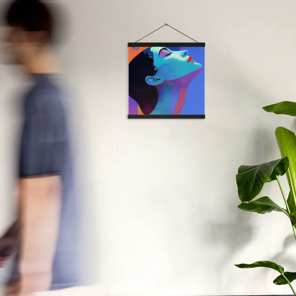 Ethereal Reverie | Poster With Black Wood Hanger | 16″×16″
