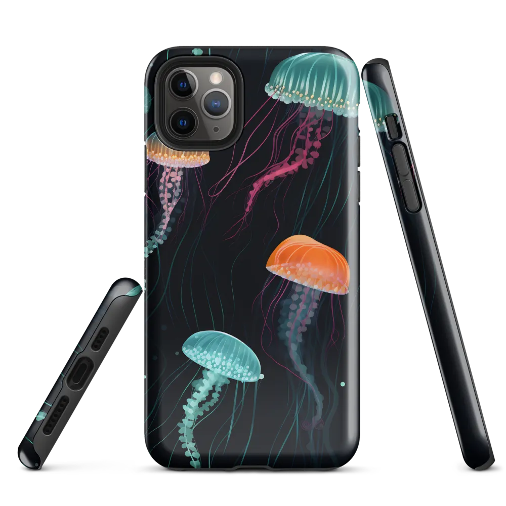 Ethereal Dance of Jellyfish | Phone Case |  11 Pro Max | Tough Case | Glossy