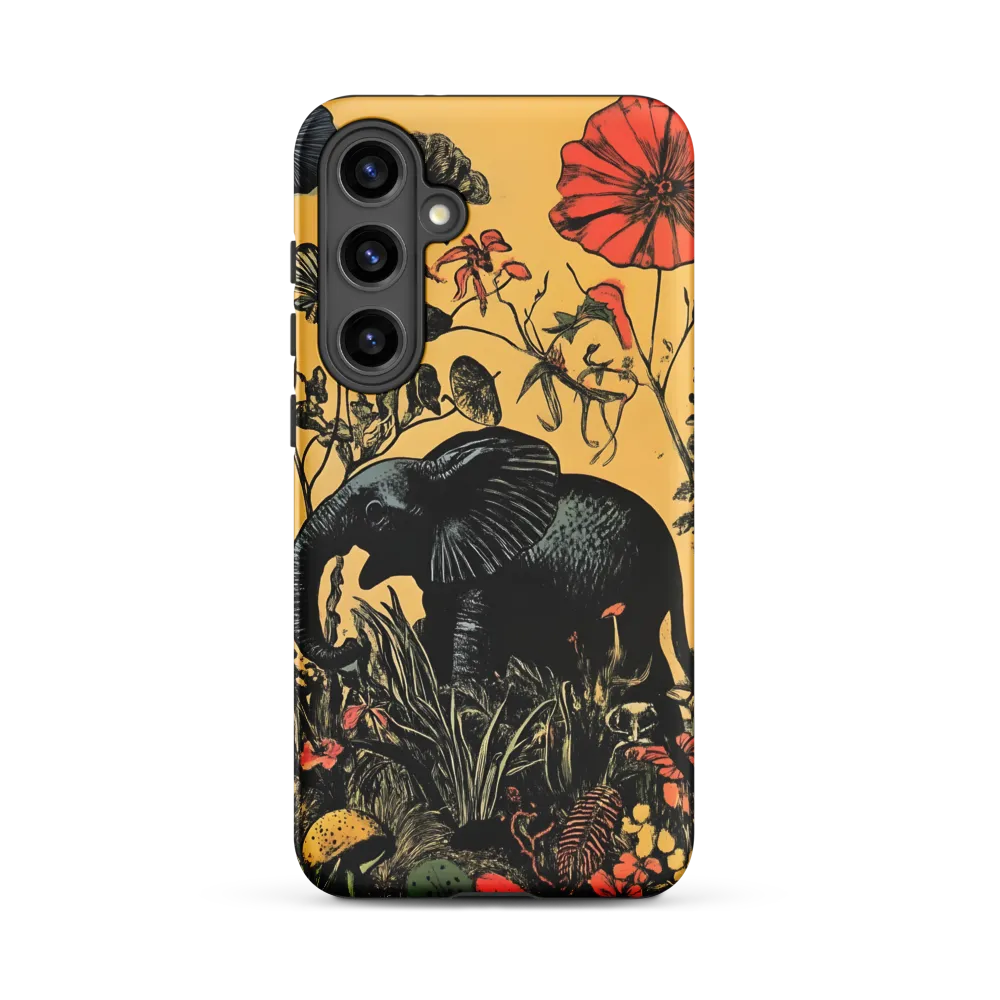 Floral Majesty: The Elephant's Sanctuary