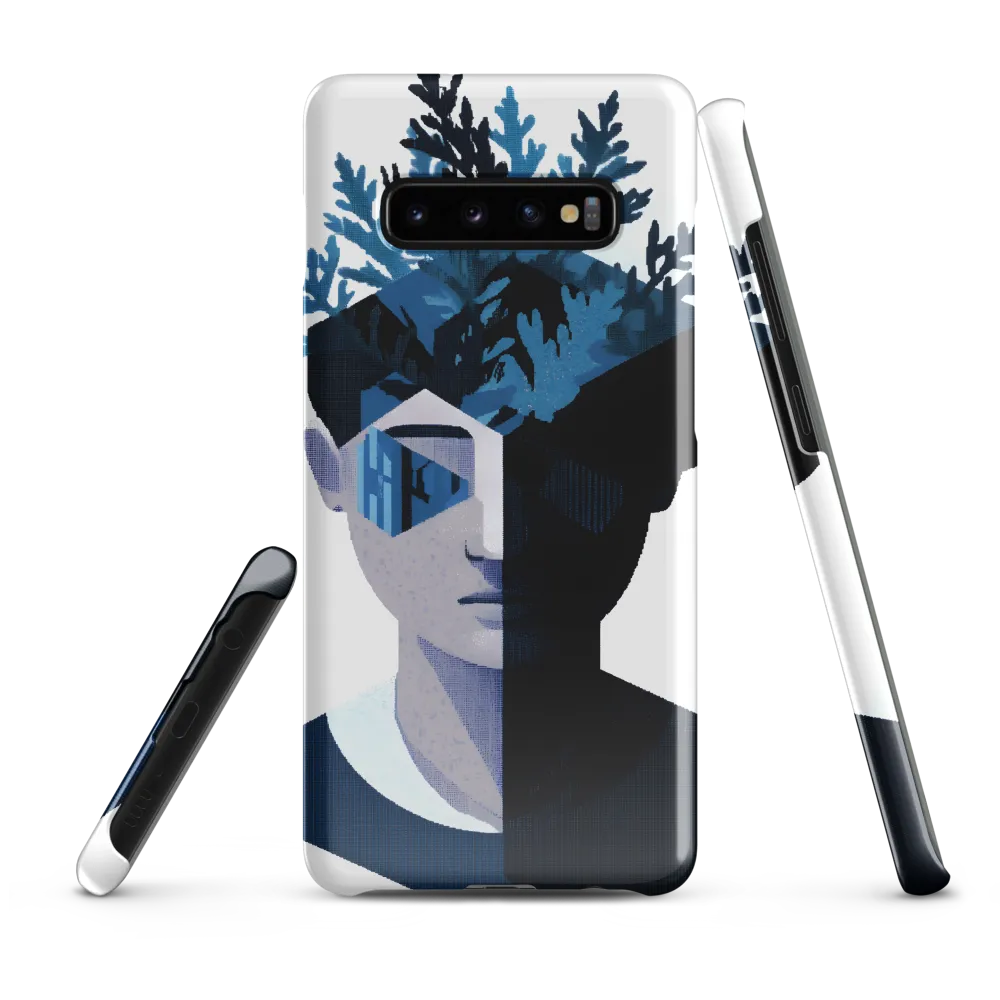 Nature's Reflection in a Surreal Portrait | Phone Case |  S10 Plus | Snap Case | Glossy