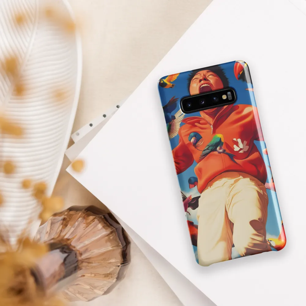 Joyful Embrace of Nature | Phone Case |  S10 Plus | Snap Case | Glossy