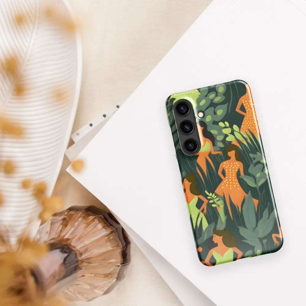 Playful Harmony in Patterns | Phone Case |  S24 | Snap Case | Glossy