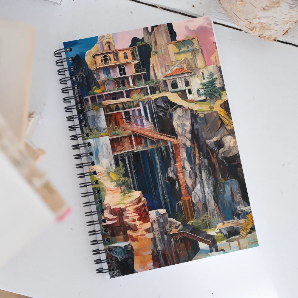 Dreamscape of Structures | Spiral Notebook