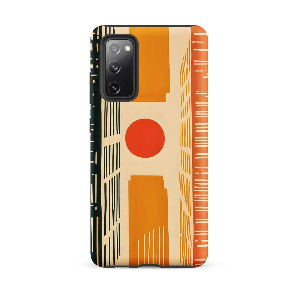 Urban Harmony: A Geometric Sunrise