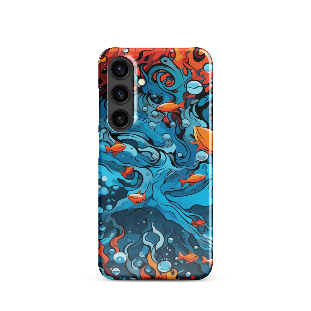 Fluid Harmony: Ocean and Flames