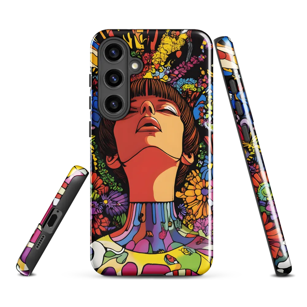 Vibrant Ecstasy: A Psychedelic Portrait