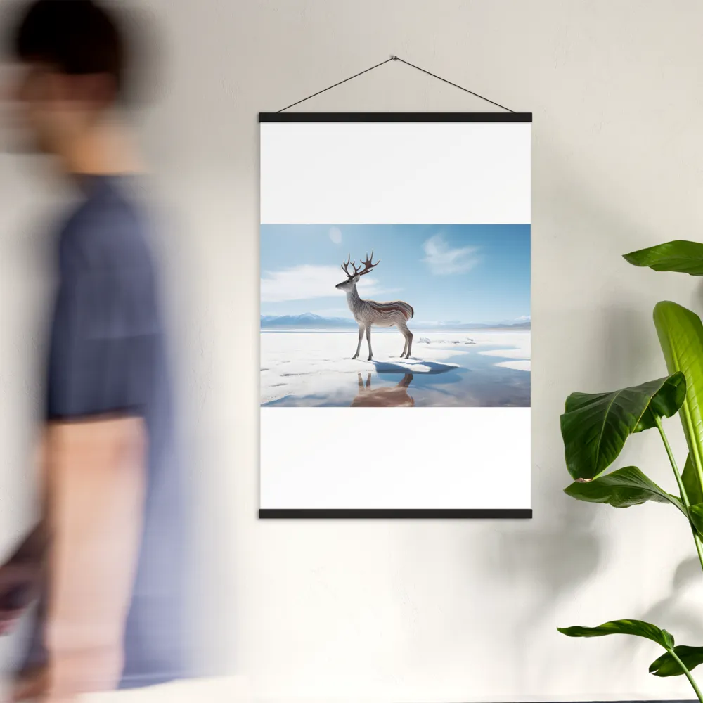 Majesty in Reflection | Poster With Black Wood Hanger | 24″×36″