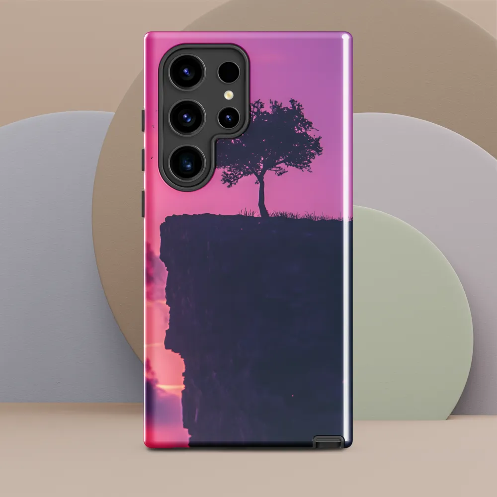 Solitude on the Edge | Phone Case |  S24 Ultra | Tough Case | Glossy