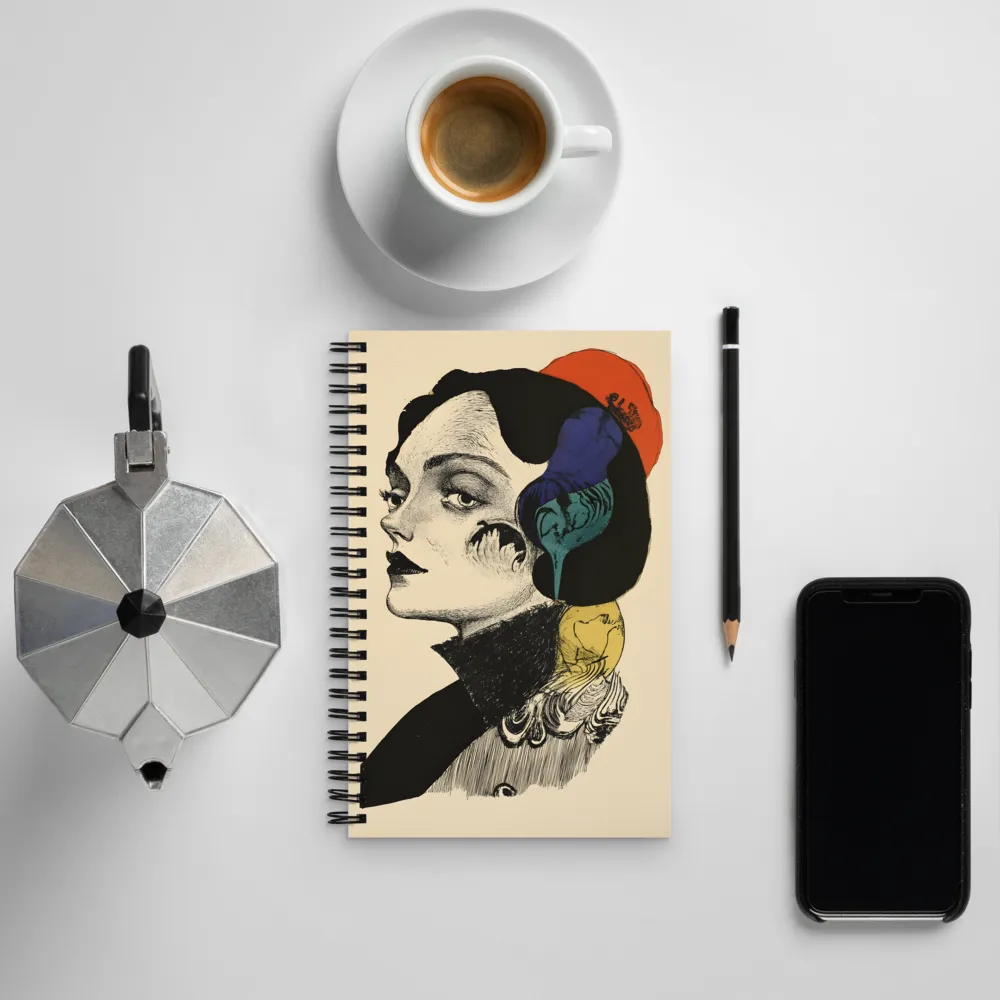 Enigmatic Elegance | Spiral Notebook