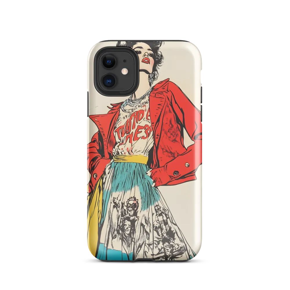 Vibrant Elegance: A Pop Art Fashion Statement