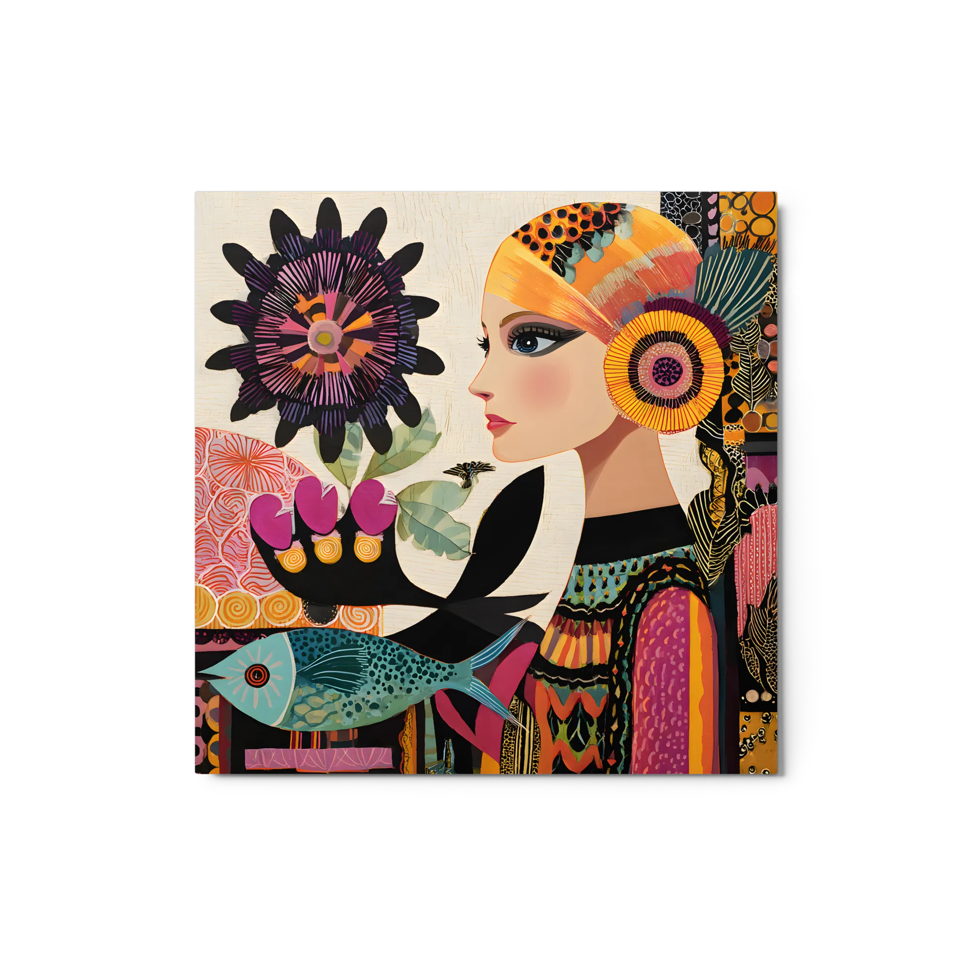 Abstract Floral Profile