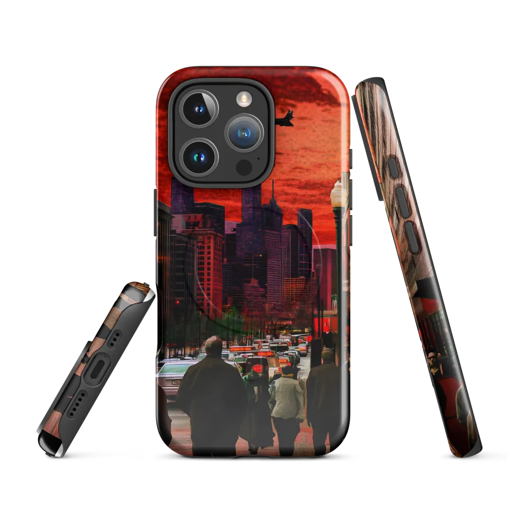 Urban Reverie: Stratospheric Shadows | Phone Case |  16 Pro | MagSafe® Tough Case | Glossy