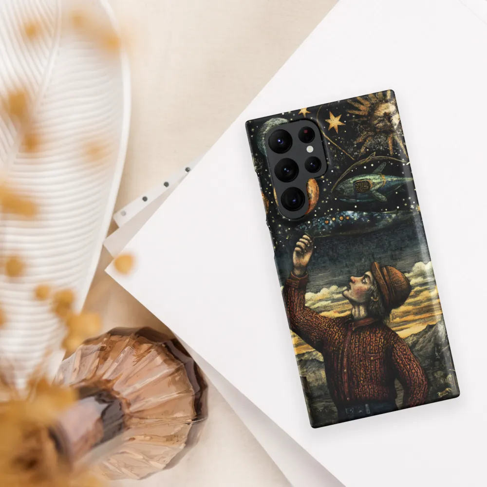 Cosmic Curiosity: A Journey Beyond Earth | Phone Case |  S22 Ultra | Snap Case | Matte