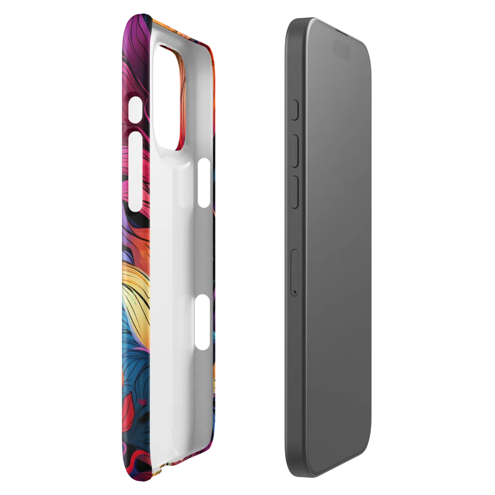 Floral Symphony | Phone Case |  16 Pro Max | Snap Case | Glossy