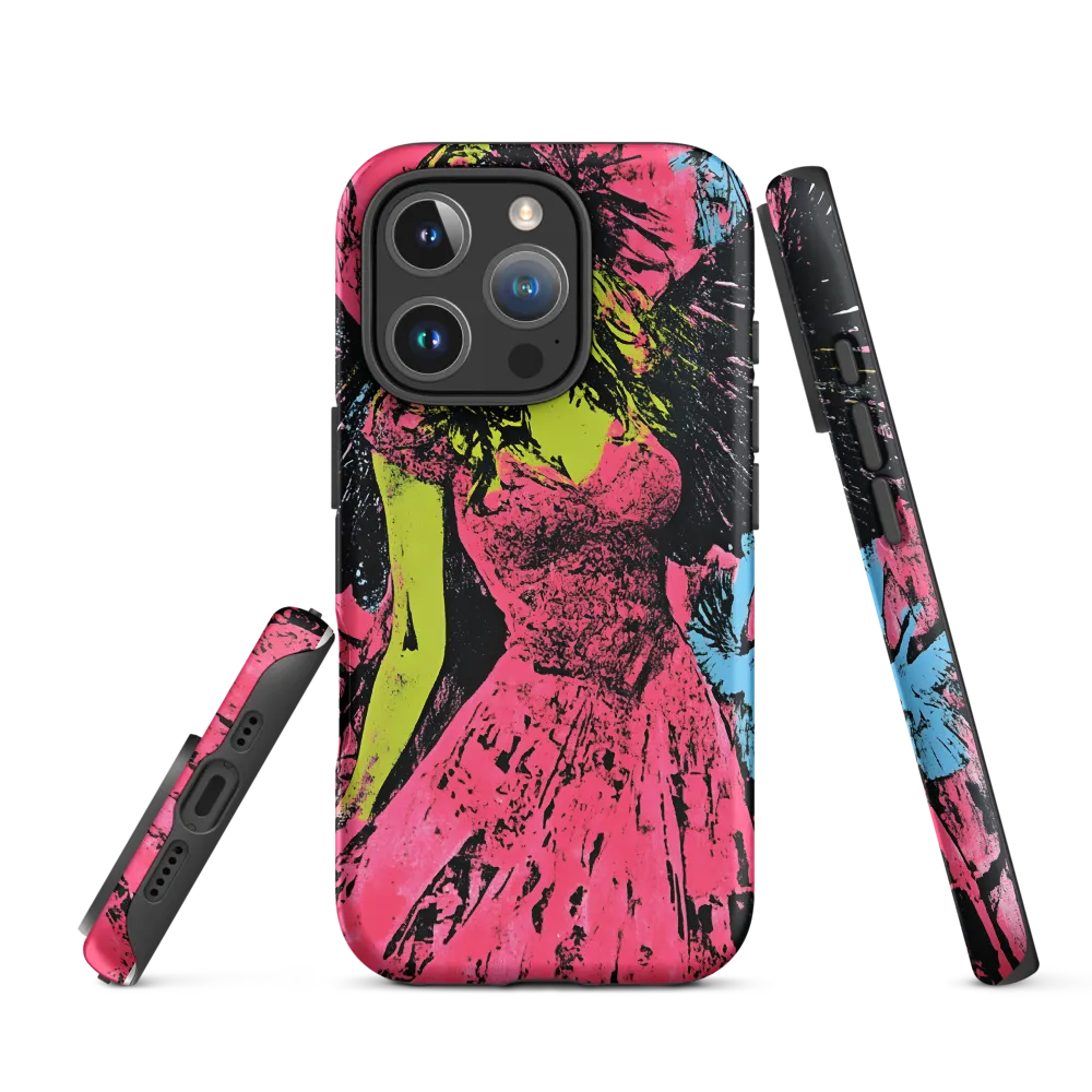 Mystical Angel in Neon Dreams