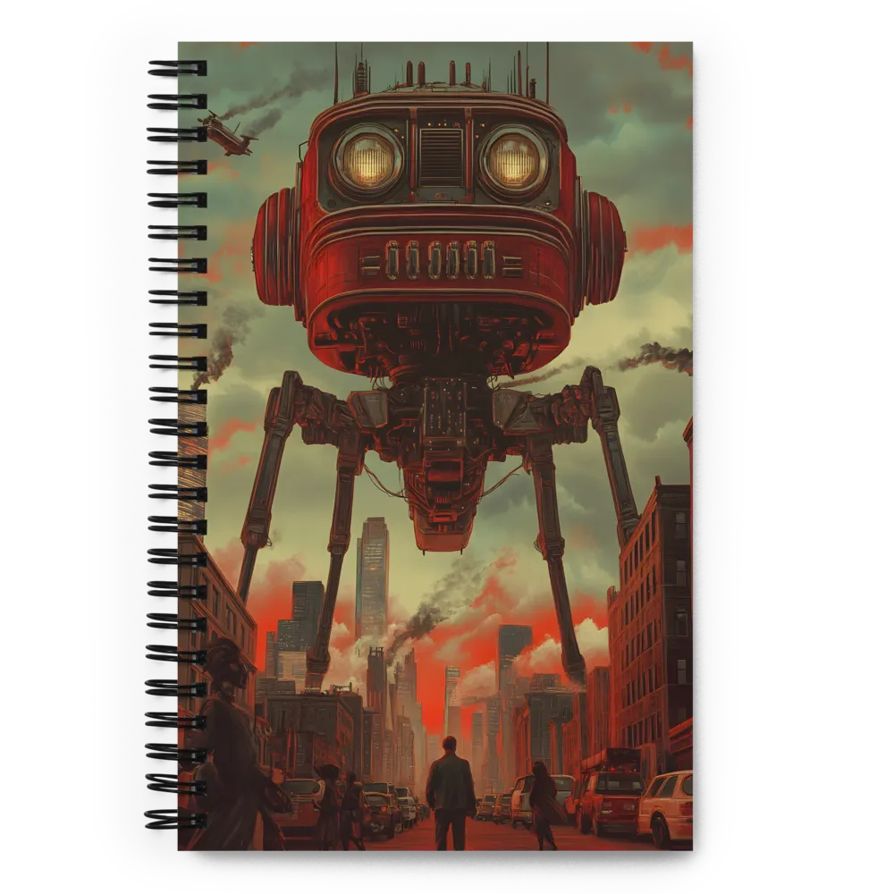 The Monolith of Mechanization | Spiral Notebook