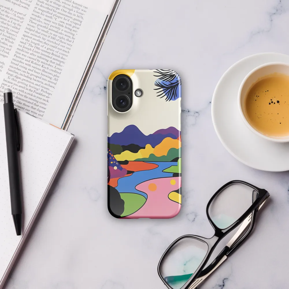 Whimsical Landscape in Color | Phone Case |  16 | Snap Case | Glossy