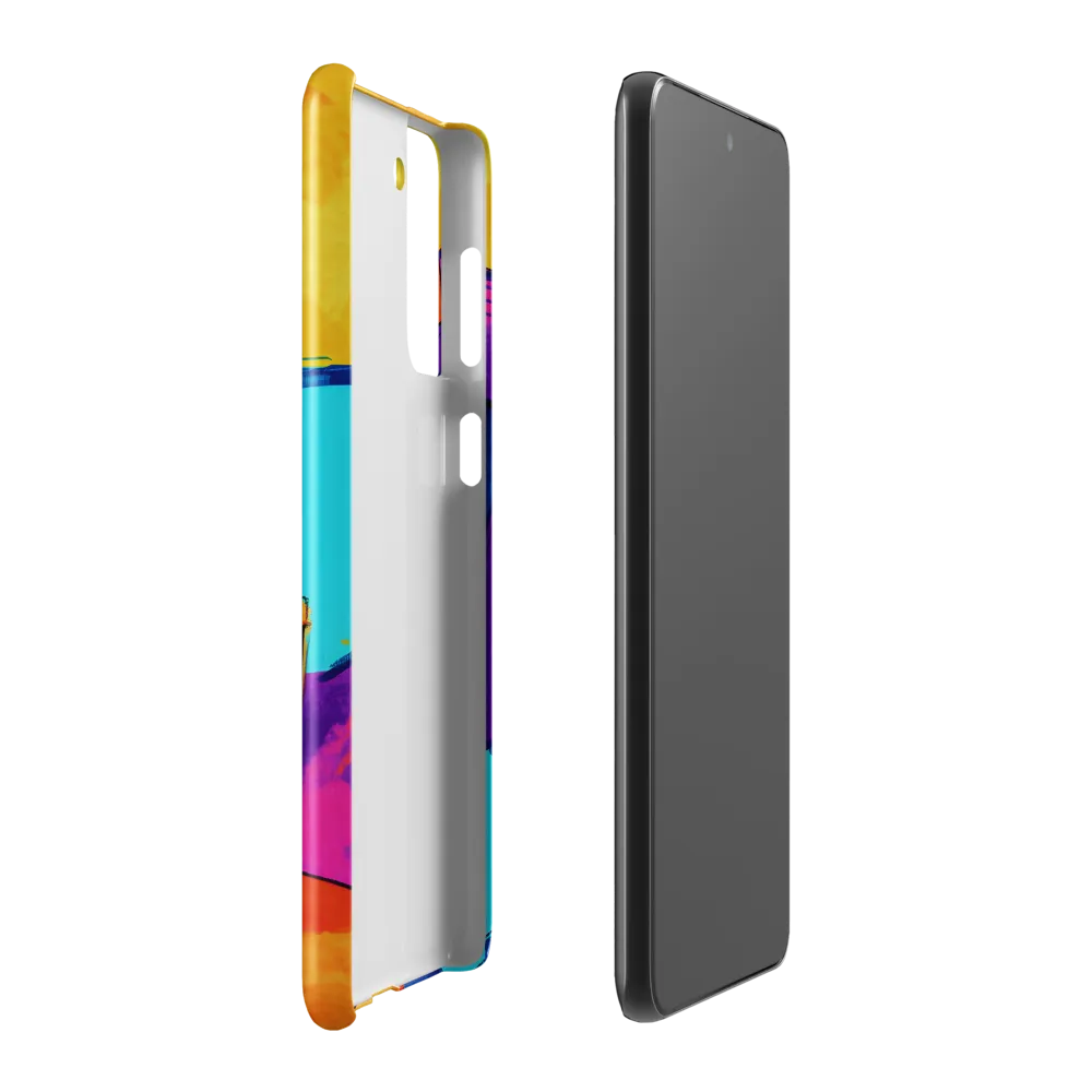 Playful Cubes in Vibrant Harmony | Phone Case |  S21 Plus | Snap Case | Glossy