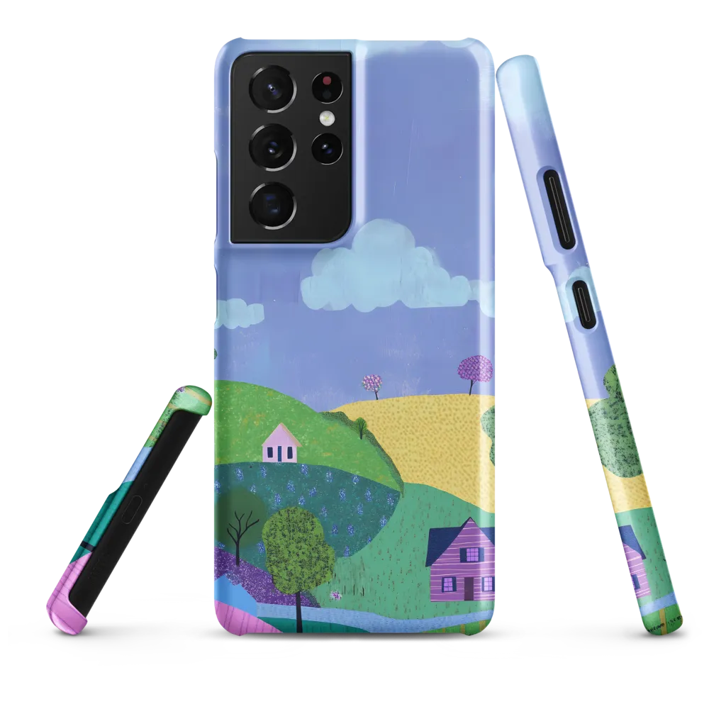 Whimsical Hills and Quaint Homes | Phone Case |  S21 Ultra | Snap Case | Matte