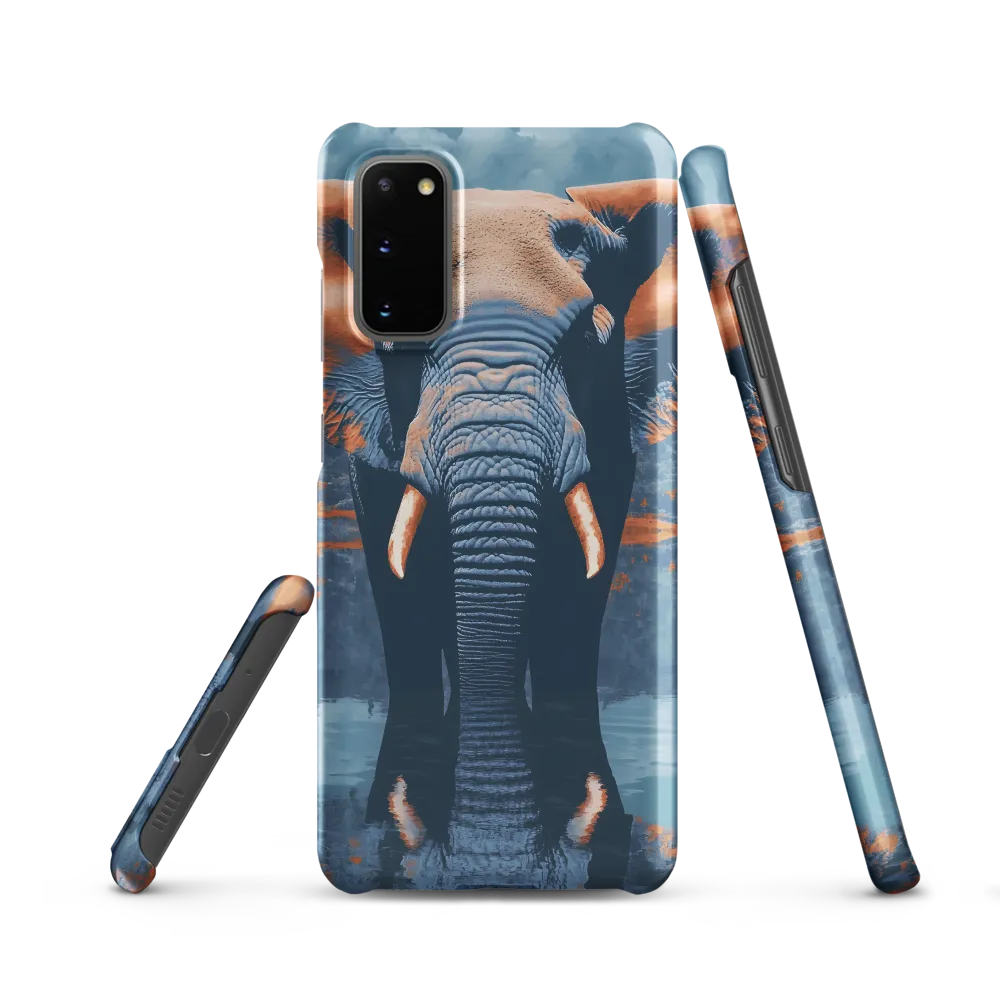 Majestic Reflection: The Elephant's Serenade