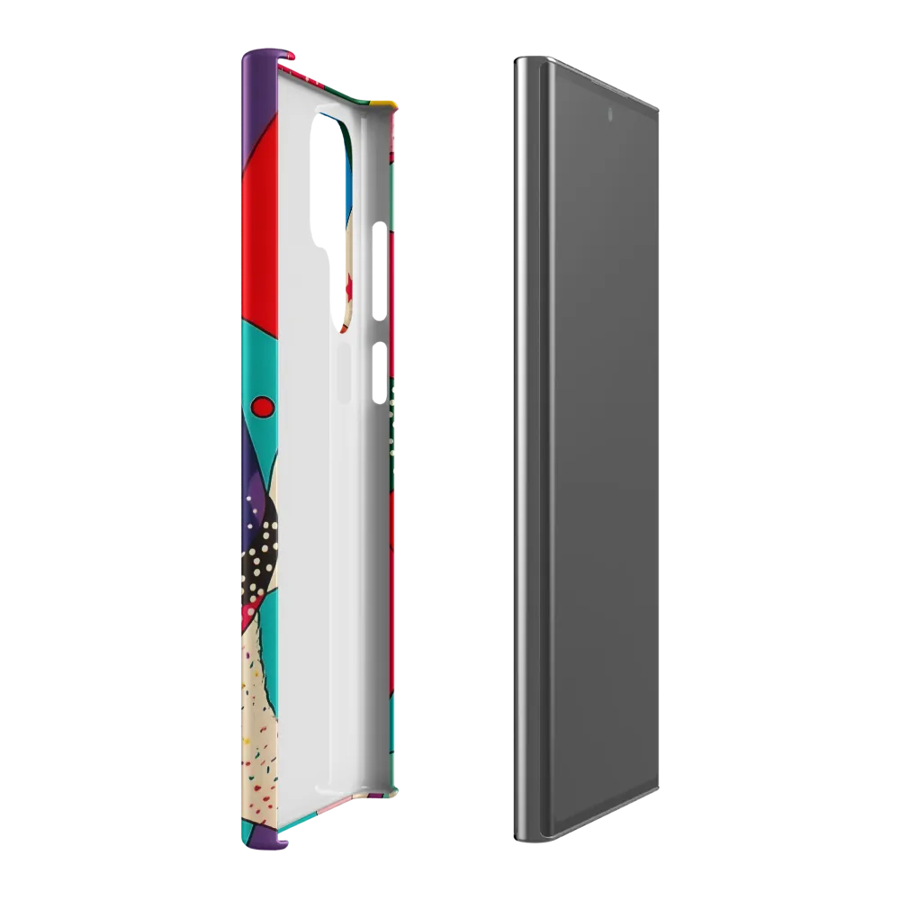 Playful Geometry in Color | Phone Case |  S22 Ultra | Snap Case | Matte