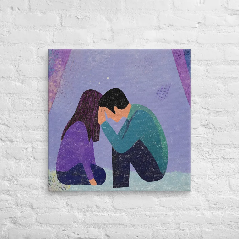 Together in Silence | Canvas | 28″×28″