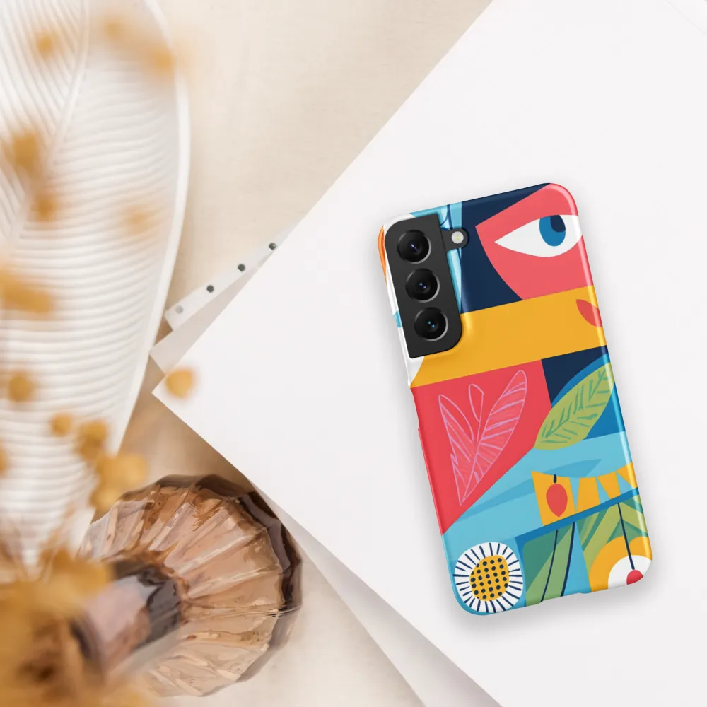 Vibrant Geometric Visage