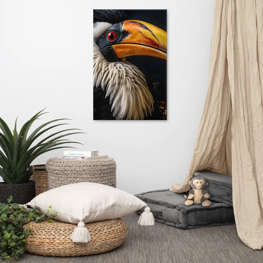 Majestic Hornbill Portrait