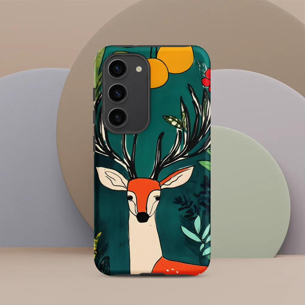Nature's Embrace: The Majestic Deer | Phone Case |  S23 | Tough Case | Matte