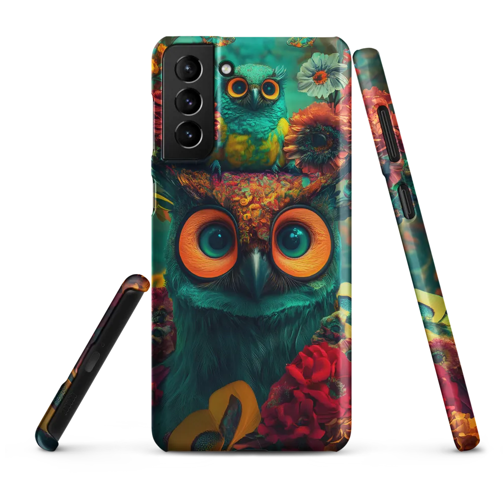 Majestic Harmony: The Floral Owl