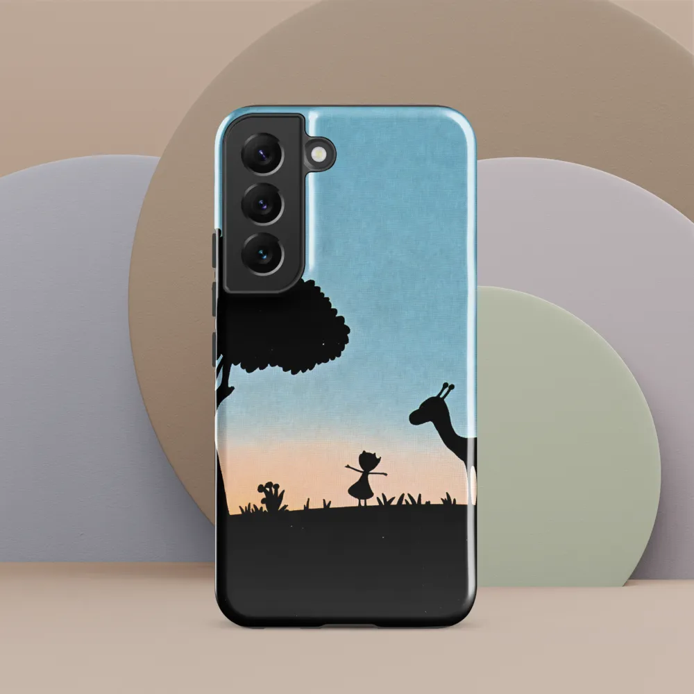 Curiosity in the Silhouette | Phone Case |  S22 | Tough Case | Glossy