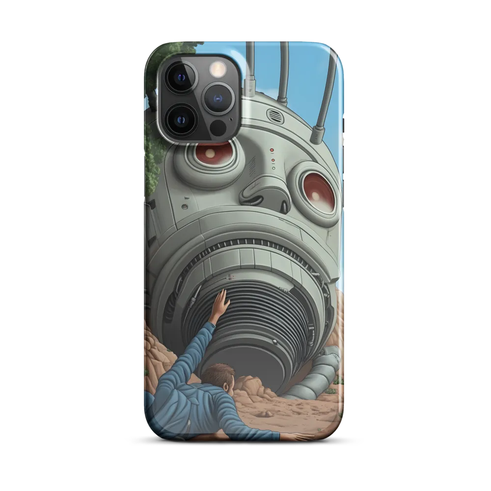 The Descent into Technological Abyss | Phone Case |  12 Pro Max | Snap Case | Glossy