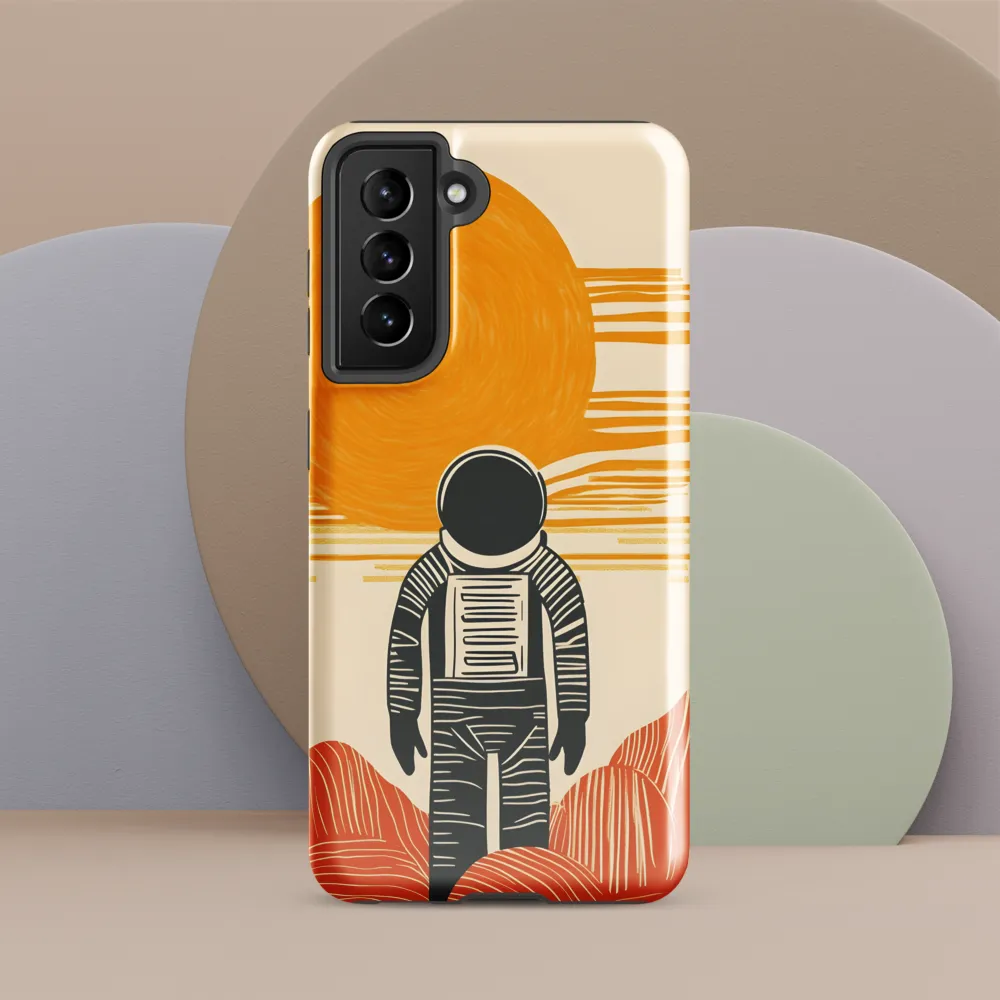 Contemplation on a Distant World | Phone Case |  S21 | Tough Case | Glossy