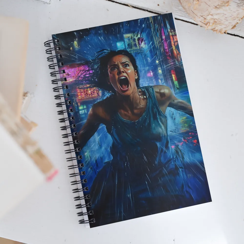 Breaking Through: The Scream of Despair | Spiral Notebook