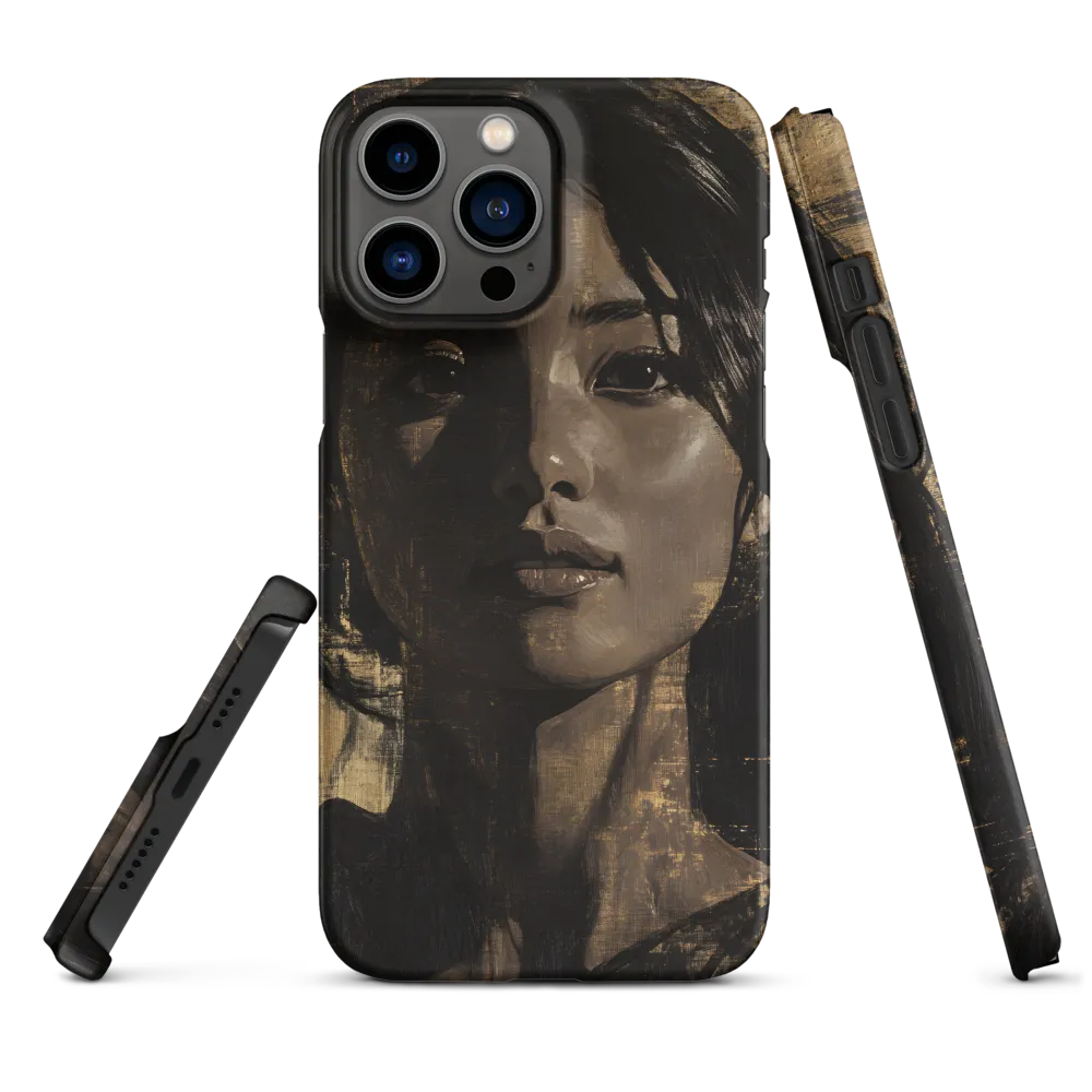 Golden Gaze: A Contemporary Portrait