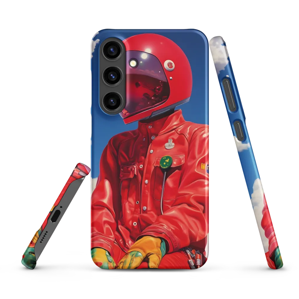 Astronaut in Crimson