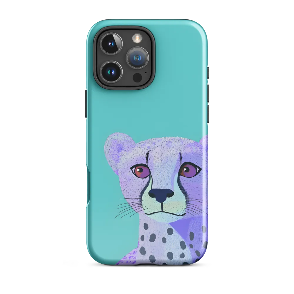 Curious Cheetah | Phone Case |  16 Pro Max | Tough Case | Glossy